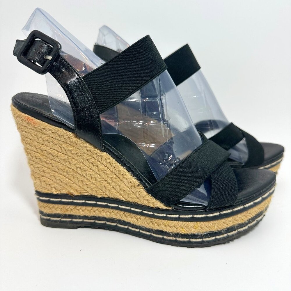 Charles David, Strappy Espadrille Wedge Heel Sandals, 8 M, EUC, IB